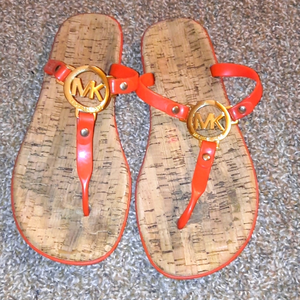 Flip flops orange